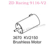 ZD Racing 9116-V2 Parts 3670 KV2150 Bruhless Motor 8471