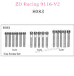ZD Racing 9116-V2 Parts Cap Screw Set 8083