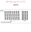ZD Racing 9116-V2 Parts Flat Head Screw set 8076