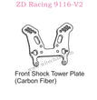 ZD Racing 9116-V2 Parts Front Shock Tower Plate Carbon Fiber 8240