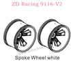 ZD Racing 9116-V2 Parts Spoke Wheel White 8475