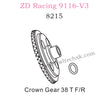 ZD Racing 9116-V3 Parts Crown Gear 38T front or Read 8215