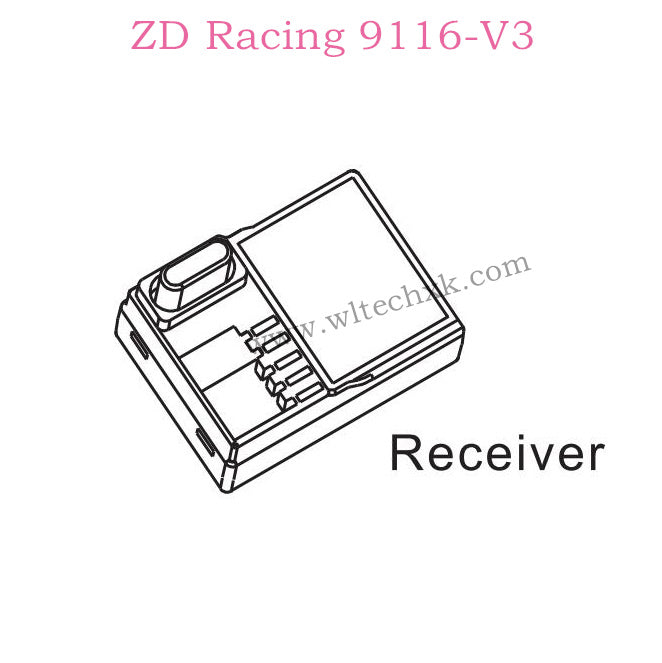 ZD Racing 9116-V3 Parts Receiver 8097