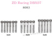 ZD Racing DBX07 Parts Cap Screws 8083