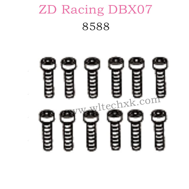 ZD Racing DBX07 Parts Cap Screws M4X16 8588