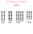 ZD Racing DBX07 Parts M4 Flat Head Screws 8075