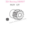 ZD Racing DBX07 Parts Motor Gear 12T 8629