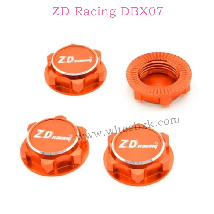 ZD Racing DBX07 Parts Wheel Nut CNC 8556