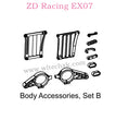 ZD Racing EX07 Parts Body Accessories Set 8579