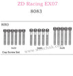 ZD Racing EX07 Parts Cap Screw Set 8083