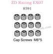 ZD Racing EX07 Parts Cap Screws M6X5 8591