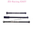 ZD Racing EX07 Parts Center Drive Shaft Front 112mm Rear 83mm 8540