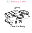ZD Racing EX07 Parts Clear Car Body 8575
