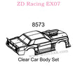 ZD Racing EX07 Parts Clear Car Body Set 8573