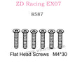 ZD Racing EX07 Parts Flat Head Screws M4X30 8587