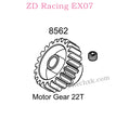 ZD Racing EX07 Parts Motor Gear 22T 8562