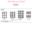 ZD Racing EX07 Parts Screw set 8084