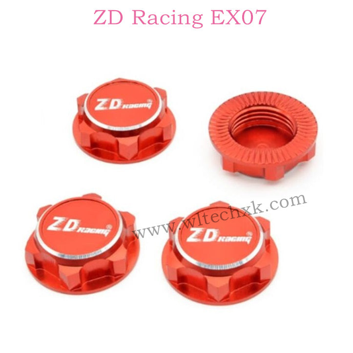 ZD Racing EX07 Parts Wheel Nut CNC 8556