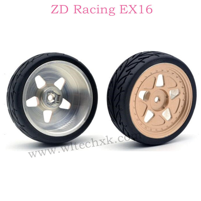 ZD Racing EX16 Parts Aluminium Tire Rim Set 6630