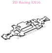 ZD Racing EX16 Parts Aluminum alloy Bottom plate CNC 6622