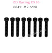 ZD Racing EX16 Parts M2.5×20 Button Head Screw 6642