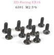 ZD Racing EX16 Parts M2.5x6 Screws 6591