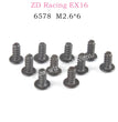 ZD Racing EX16 Parts M2.6X6 Pan Self Tapping Screw Set 6578