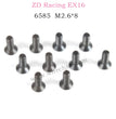 ZD Racing EX16 Parts M2.6X8 Screw Set 6585