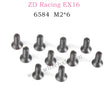ZD Racing EX16 Parts M2X6 Screw Set 6584