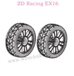 ZD Racing EX16 Parts Tire Rim Coppery Set 6628