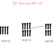 ZD Racing MT-16 Parts Cup head screw 16068