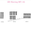 ZD Racing MT-16 Parts M3x24  M3x14  M3x10 screw 16064