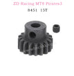 ZD Racing MT8 Pirates3 Parts 15T Motor Gears 8451