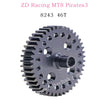 ZD Racing MT8 Pirates3 Parts 46T Decelerating Spur Gear CNC 8243