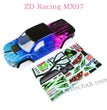 ZD Racing MX-07 Parts Car Body 8757 8758