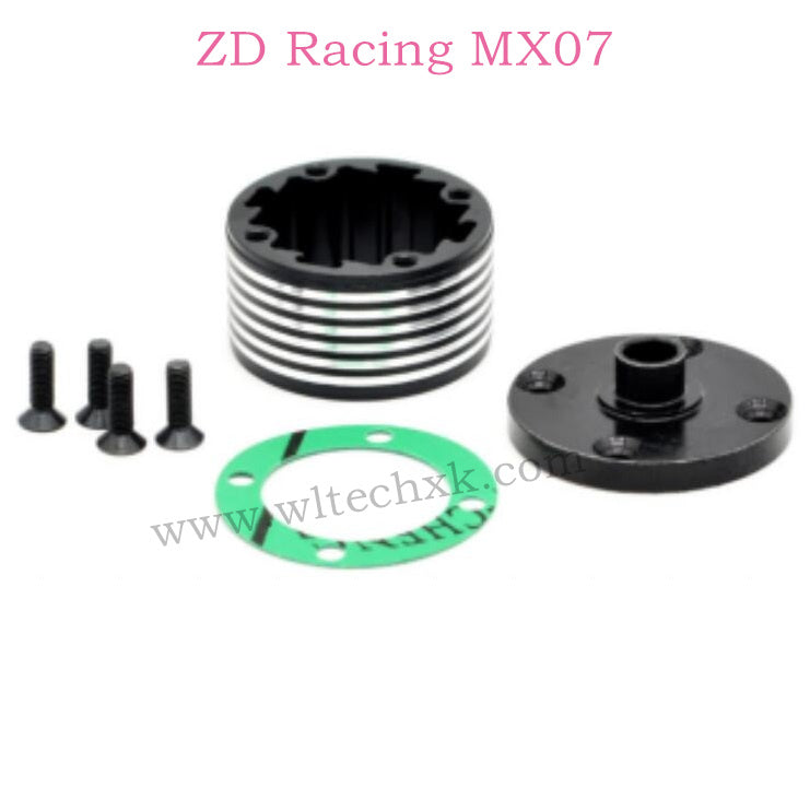 ZD Racing MX-07 Parts Center Differ Case Aluminium CNC 8655
