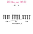 ZD Racing MX-07 Parts Flat Head Screws Set 8774