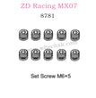ZD Racing MX-07 Parts Screw M6X5 8781