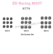 ZD Racing MX-07 Parts Screw Set 8779