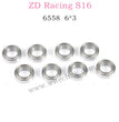 ZD Racing S16 Rocket parts Bearing 6X3 6558