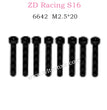 ZD Racing S16 Rocket parts M2.5×20 Button Head Screw 6642