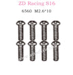 ZD Racing S16 Rocket parts M2.6X10 Pan Self Tapping Screw Set 6560
